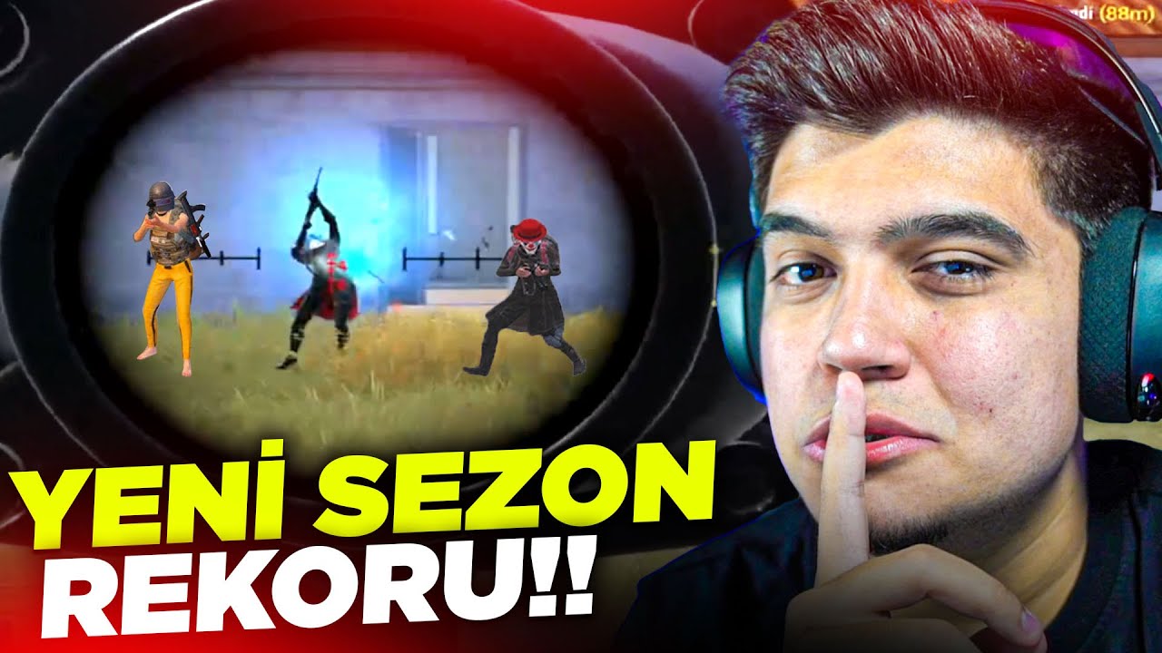 YENİ SEZON KİLL REKORUMU KIRDIM!! | PUBG Mobile