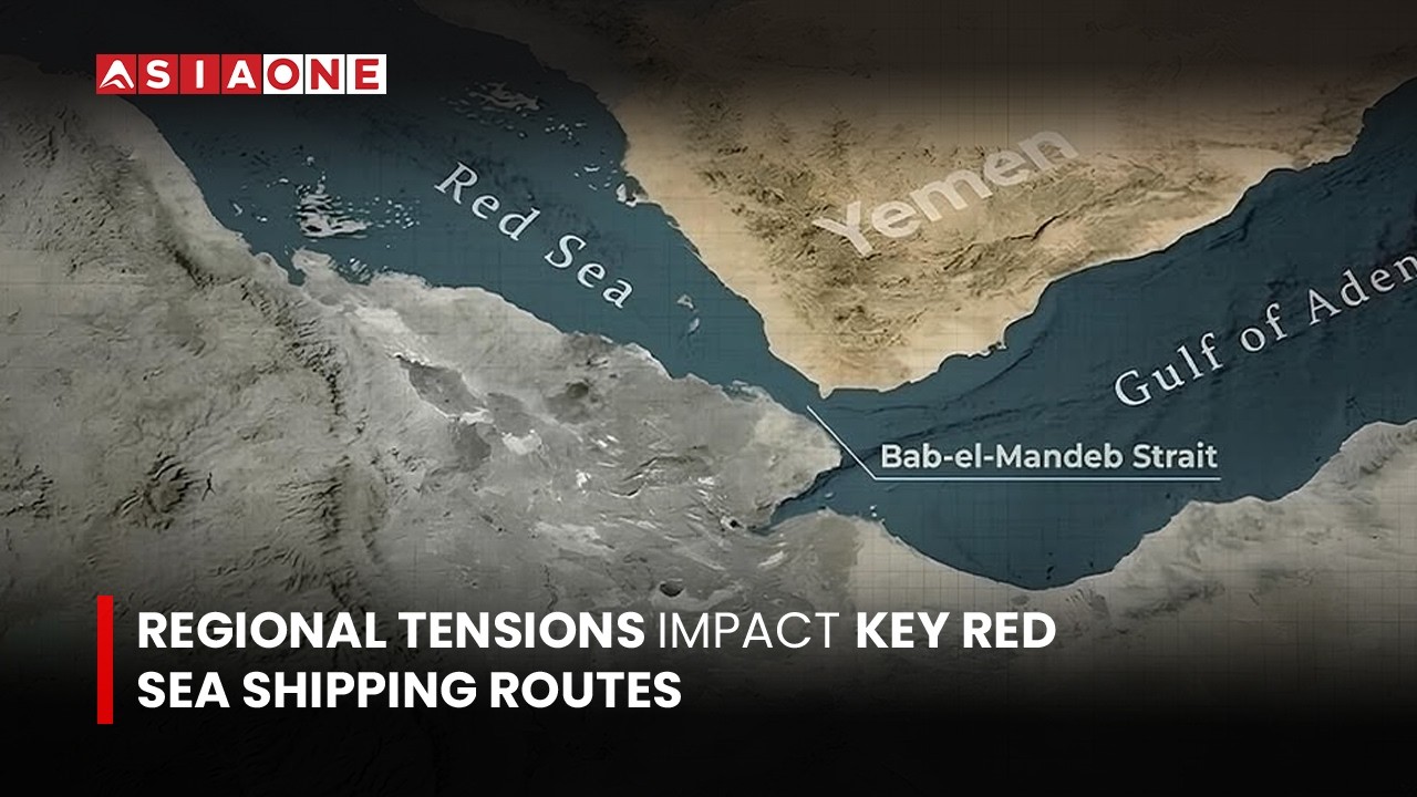 Regional Tensions Impact Key Red Sea Shipping Routes | Asia One News