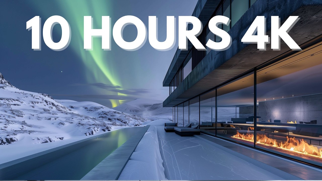 POV: Isolated Luxury in the Arctic Circle ❄️ Watching Aurora from a Warm Infinity Pool