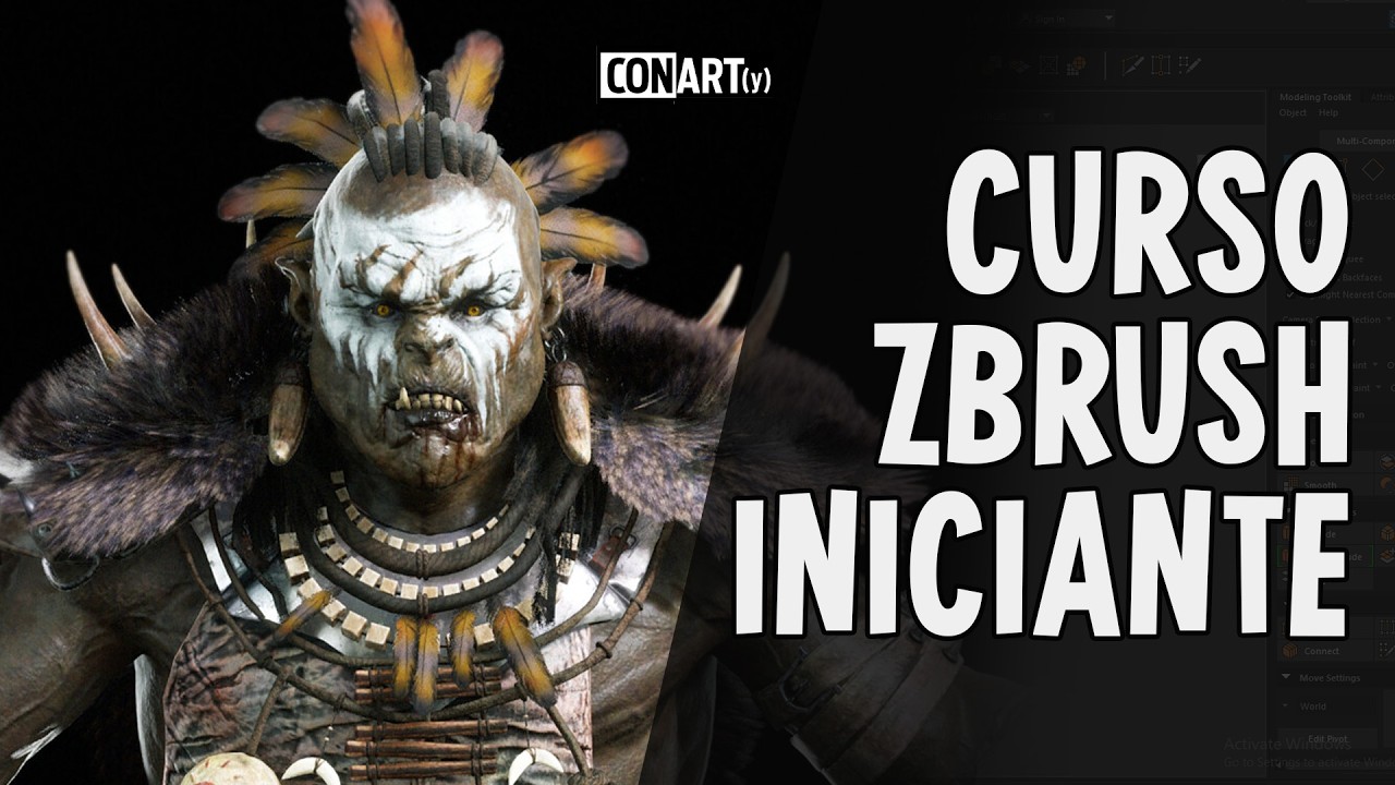 Curso Zbrush Completo   Aula 07   Brushes e Skull