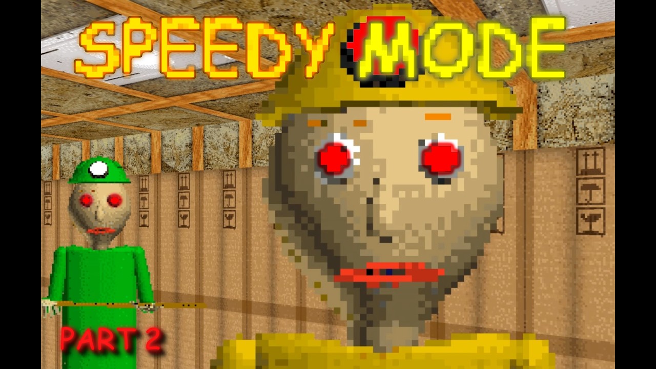 [Скоростной режим] Мы строители &mdash; мод для Baldi's Basics v1.4.3 (декомпилированная версия)