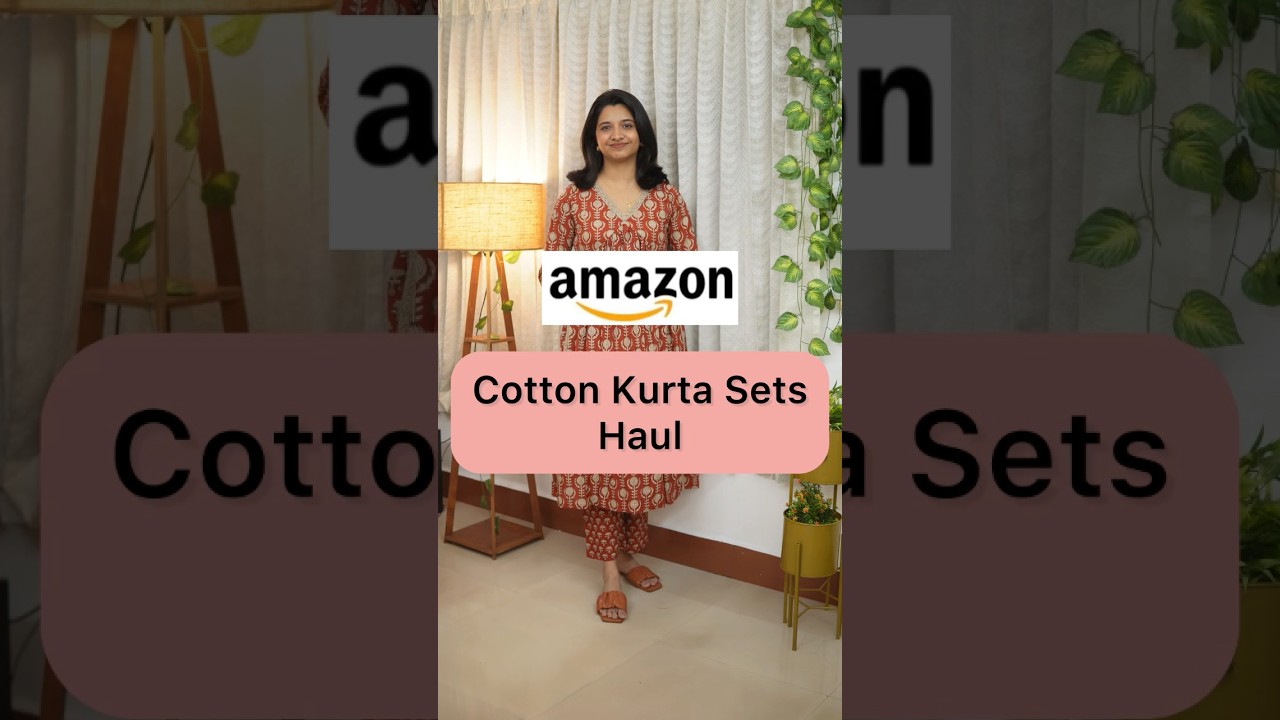 Amazon Cotton Kurta Sets 🌸