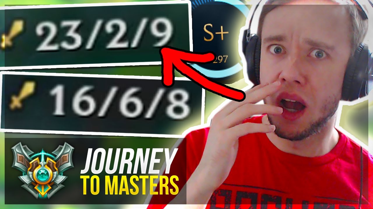 1v5 HARD CARRYING KIDS..NO MORE F*CKING AROUND - Journey To Masters #47 S7 - League of Legends