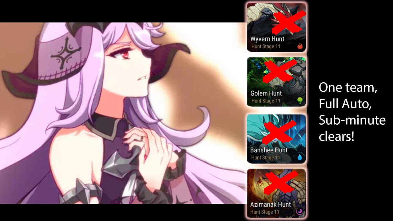 [Epic 7] Full Auto All Lv11 Hunts cleared within 1 minute ft. Melissa!