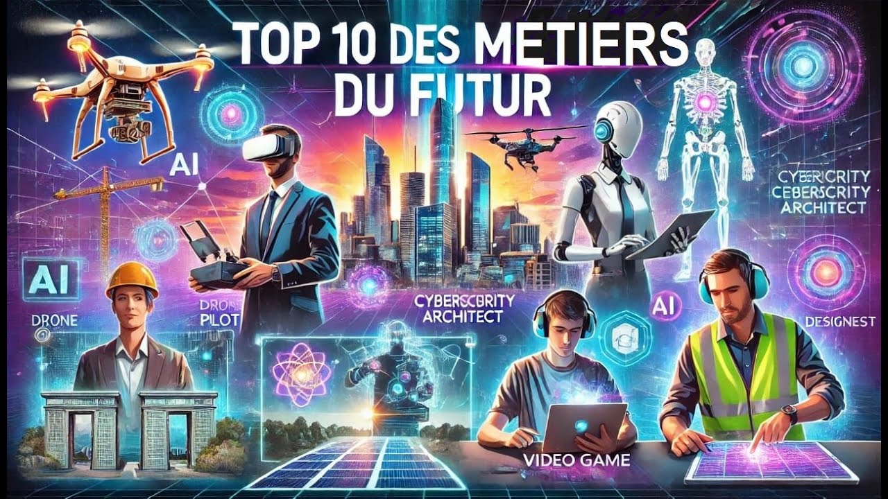 🌍 Les 10 métiers du futur les plus prometteurs ! 🚀