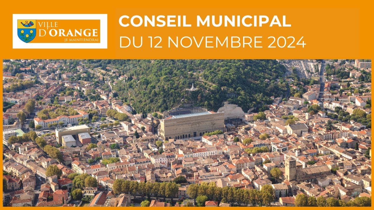 Conseil Municipal - Mardi 12 novembre 2024