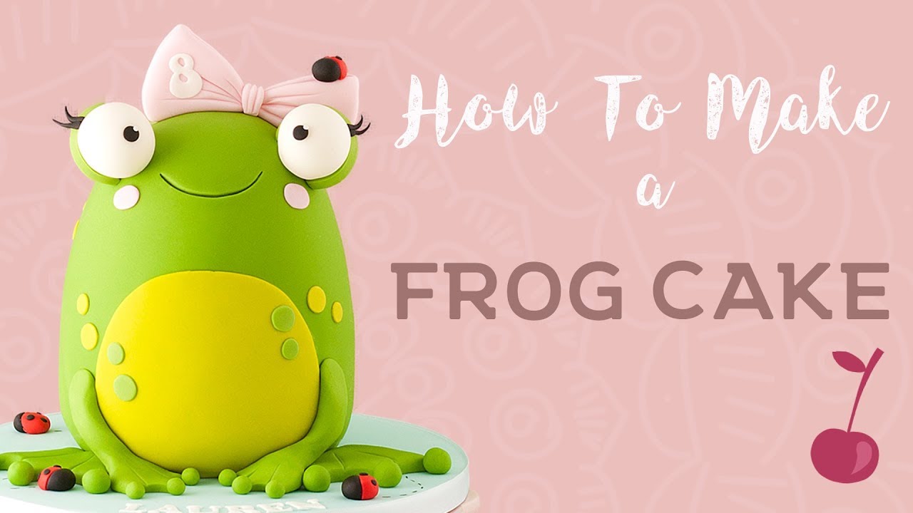 Cute Frog Cake Tutorial | How To | Cherry School