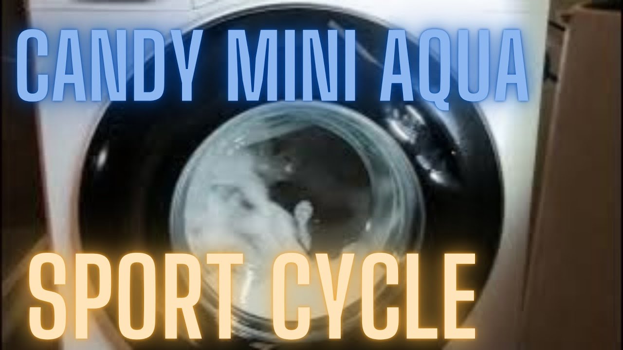 CANDY MINI AQUA SPORT CYCLE 40&deg;C + 2 EXTRA RINSES (FULL CYCLE)