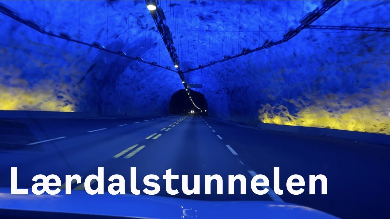 Lærdalstunnelen - Verdens lengste veitunnel. World's longest road tunnel.