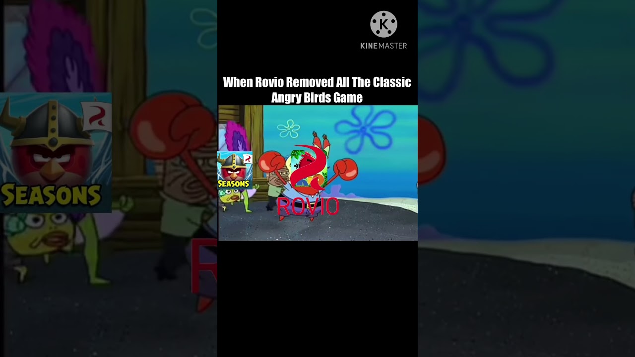 When Rovio Removed All The ￼ Classic Angry Birds Games #angrybirds #rovio