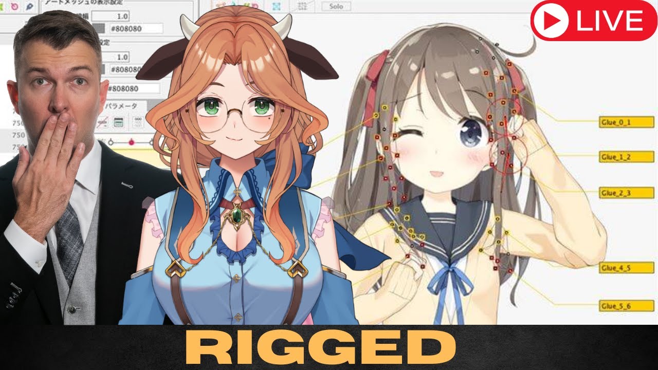 Vtuber Rigging 101 ft. @AlicjaDaLontano  (LIVE)
