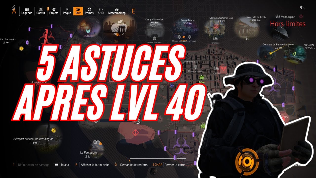 The Division 2 - [A &agrave; Z] [FR] - 5 Astuces APRES LVL 40