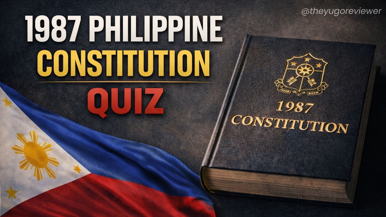 1987 Philippine Constitution Part 2 | Civil Service Exam Reviewer 2026