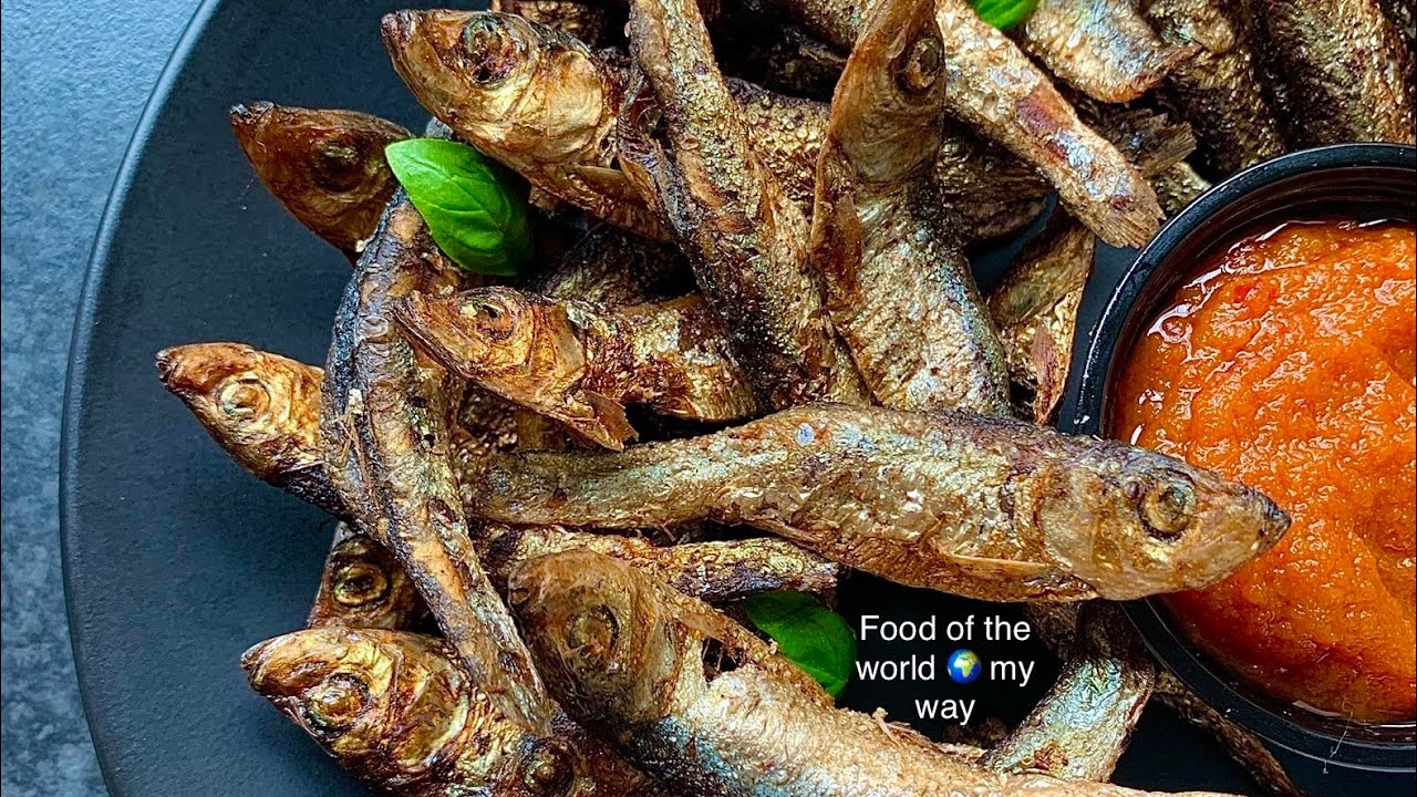 Easy crunchy sprats/ sprats croustillant recette facile