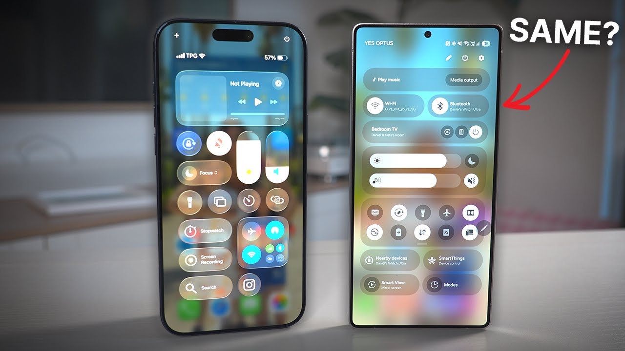 One UI 8 против iOS 26 — в чем разница?
