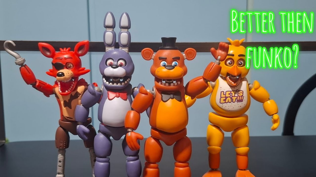 Five nights at freddy's /Fnaf Jazwares endo series Classic Freddy/Bonnie/Chica/foxy