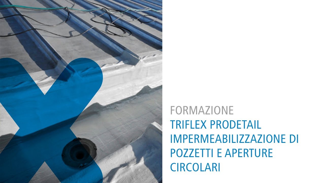 Triflex ProDetail® - Impermeabilizzazione di pozzetti e aperture circolari