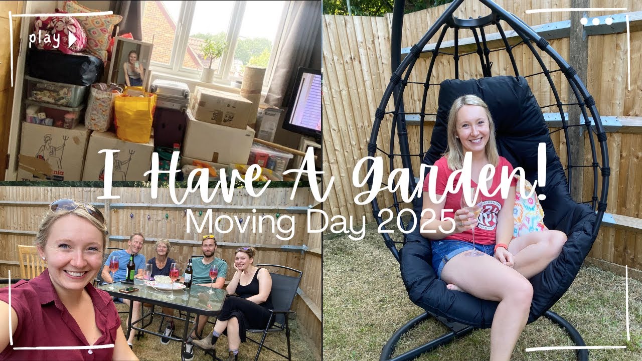 MOVING VLOG! New House & I Finally Have My Own Garden!