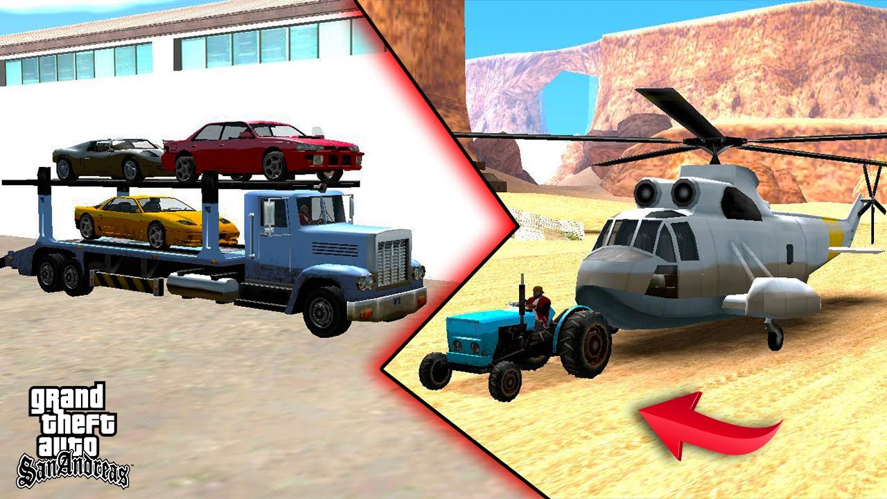 VEHÍCULOS FUNCIONALES que Debes Probar En GTA SAN ANDREAS