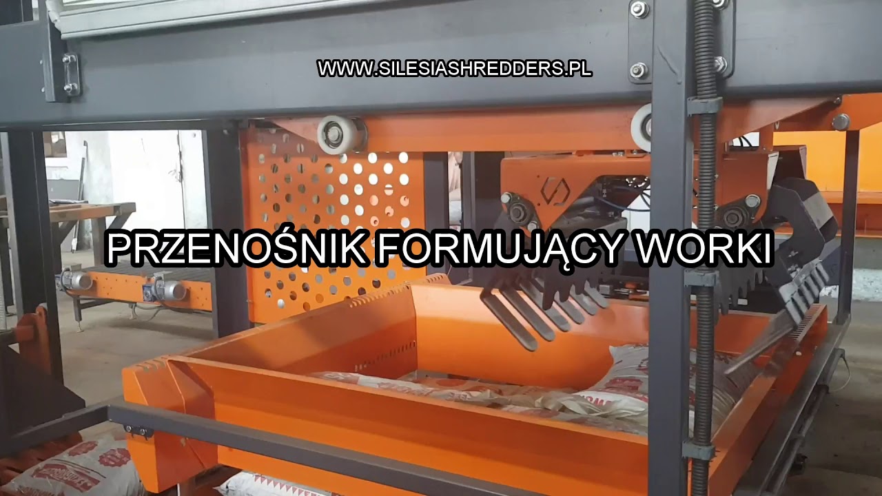 Paletyzator do worków układanie worków