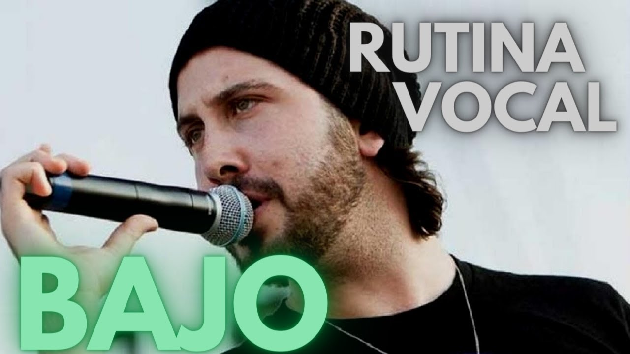 RUTINA VOCAL para  BAJO - Calentamiento y entrenamiento Canto Lírico y Moderno