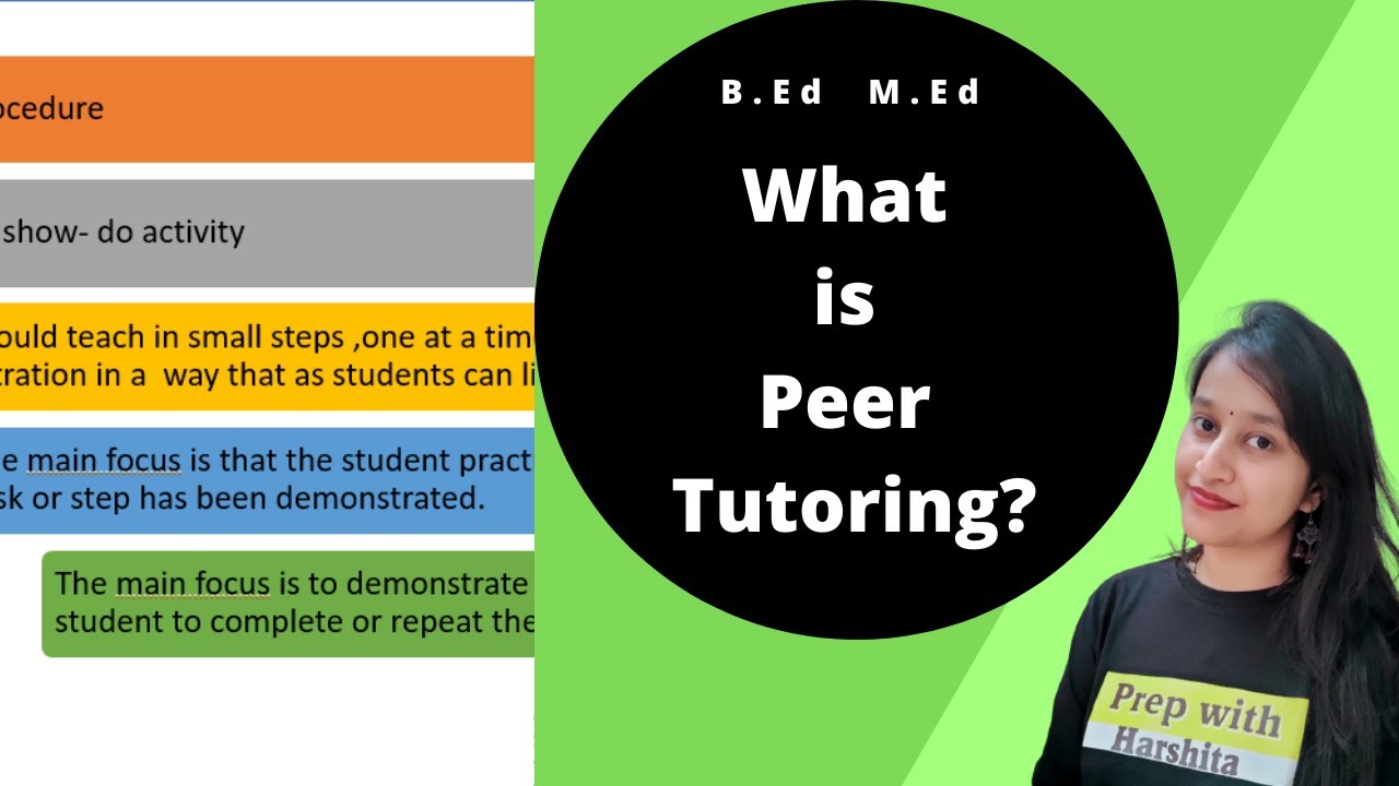 What is Peer tutoring? | Inclusive Education