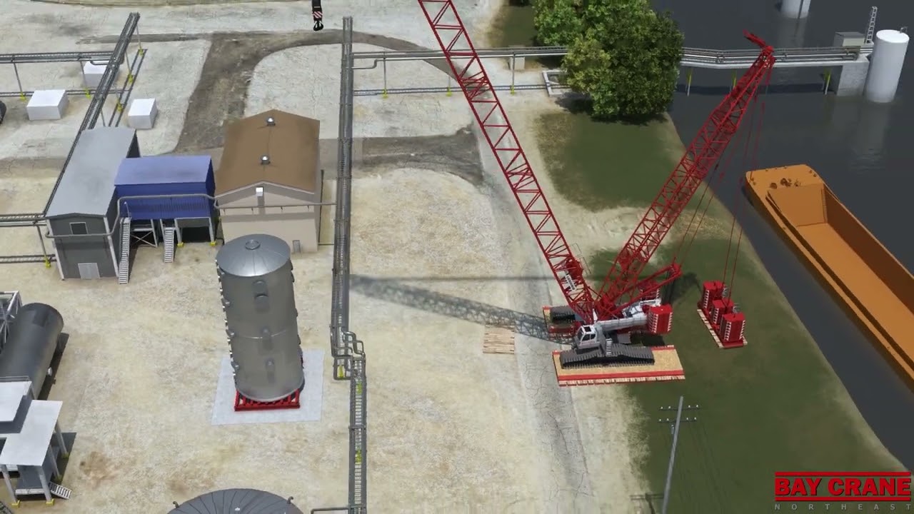 Bay Crane LR1750  - Converter Replacement Animation