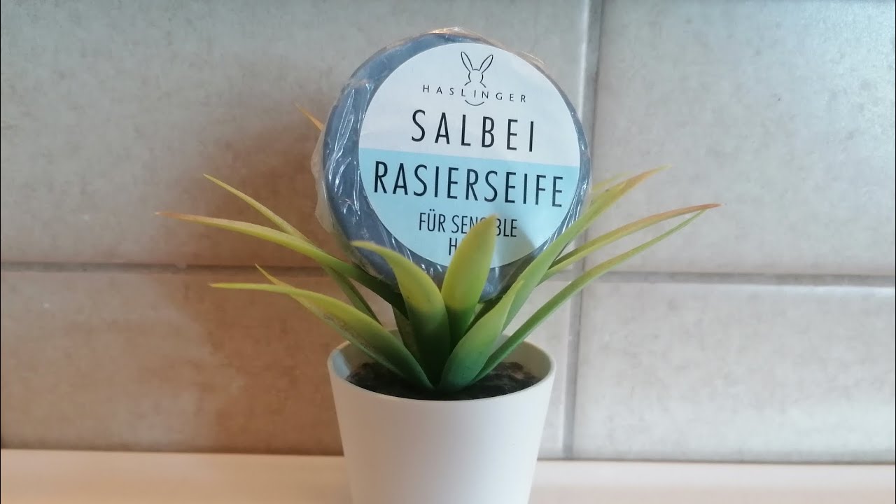 C... Haslinger shave soap SAGE review