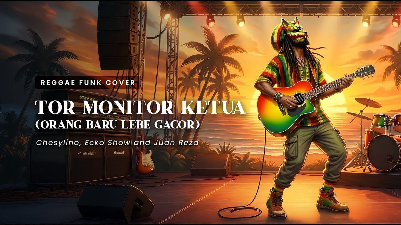 Tor Monitor Ketua (Orang Baru Lebe Gacor) -  REGGAE FUNK COVER Bikin Nagih! Resonyx Music [Lirik]