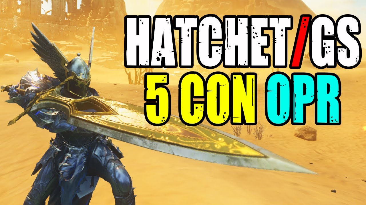 Light Melee In OPR With 5 CON - New World PvP Hatchet/Great Sword
