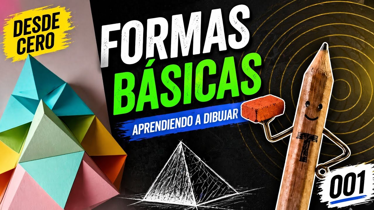 Formas Básicas - 001 | Aprendiendo a dibujar desde cero