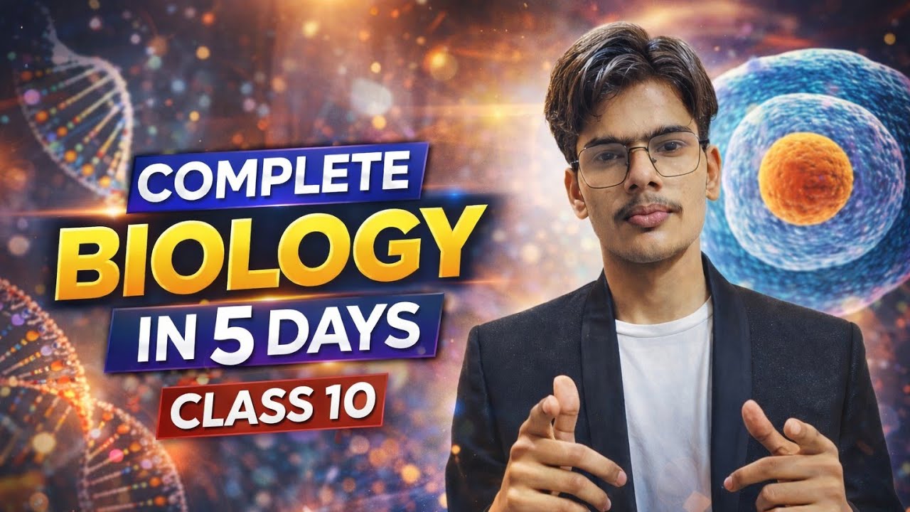 Revealing Class 10 Biology Preparation 🔥 | Board Exam 2026 Strategy
