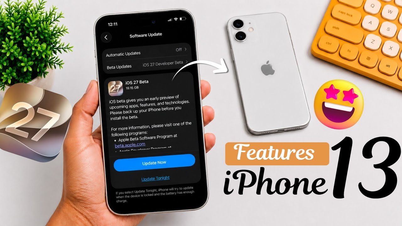 iOS 27 Beta iPhone 13 | iOS 27 iPhone 13 🤩 | iOS 27 Beta Features iPhone 13 | iOS 27 in iPhone 13