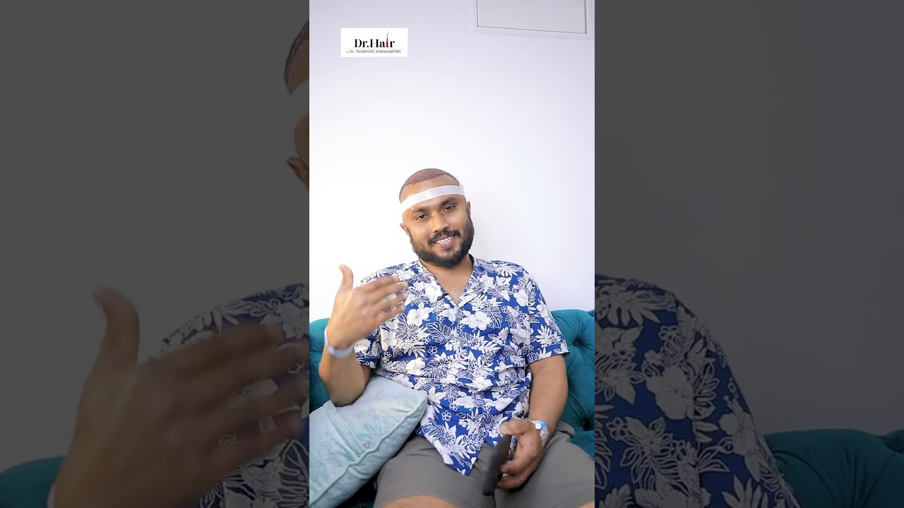 HAIR TRANSFORMATION in SRILANKA! #srilankanfood  #Hairtransplant