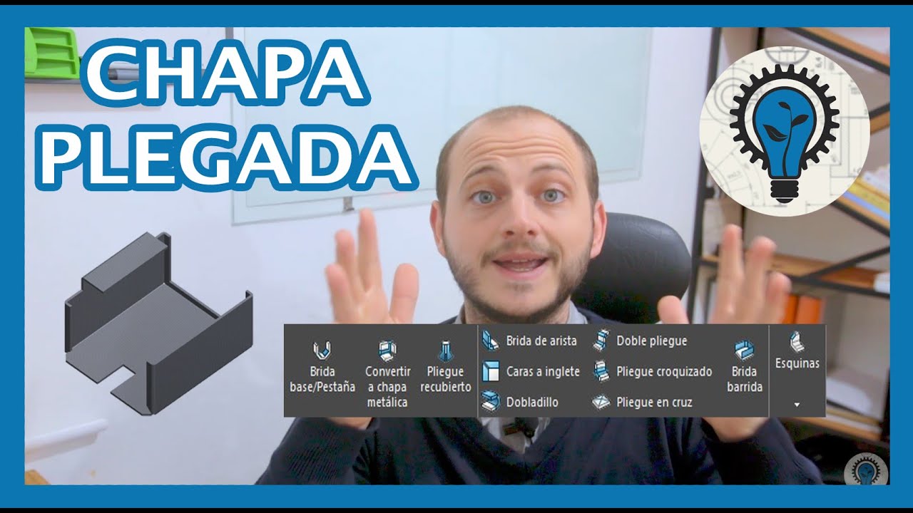 SOLIDWORKS | Herramientas de CHAPA METÁLICA | Piezas PLEGADAS