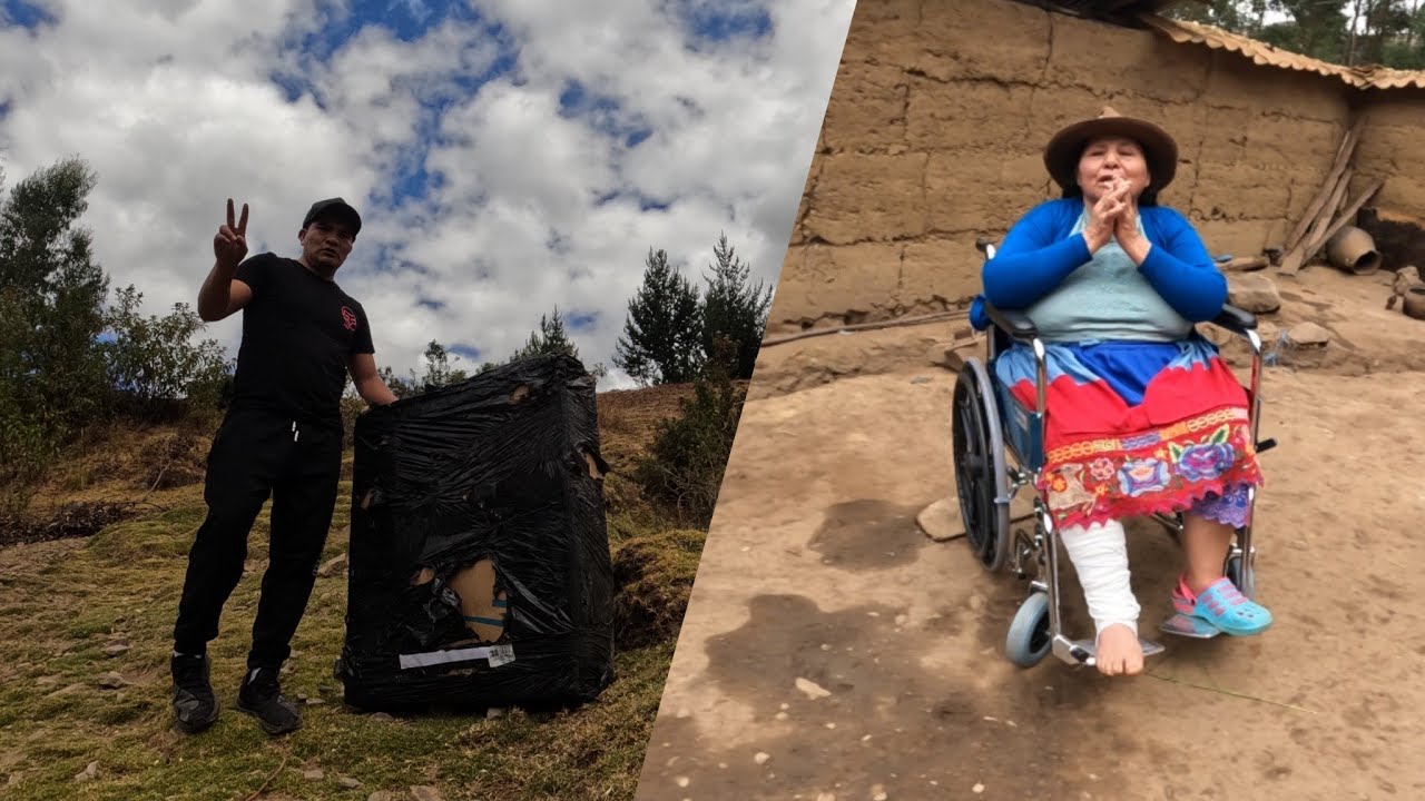 Le llevo Silla de Ruedas para la Mamita que se Fracturó su Pierna