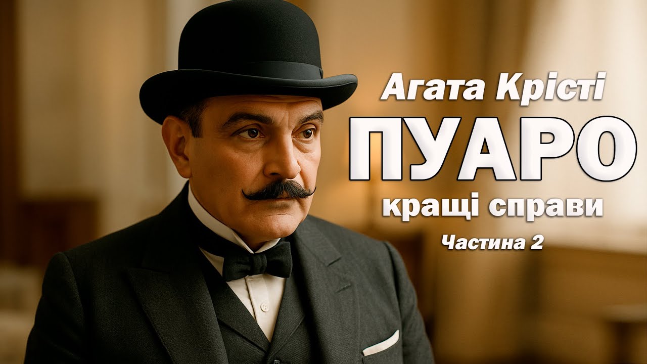 Агата Крісті - Кращі справи Пуаро (Частина 2) | Читає Ярослав Макєєв #аудіокнигиукраїнською