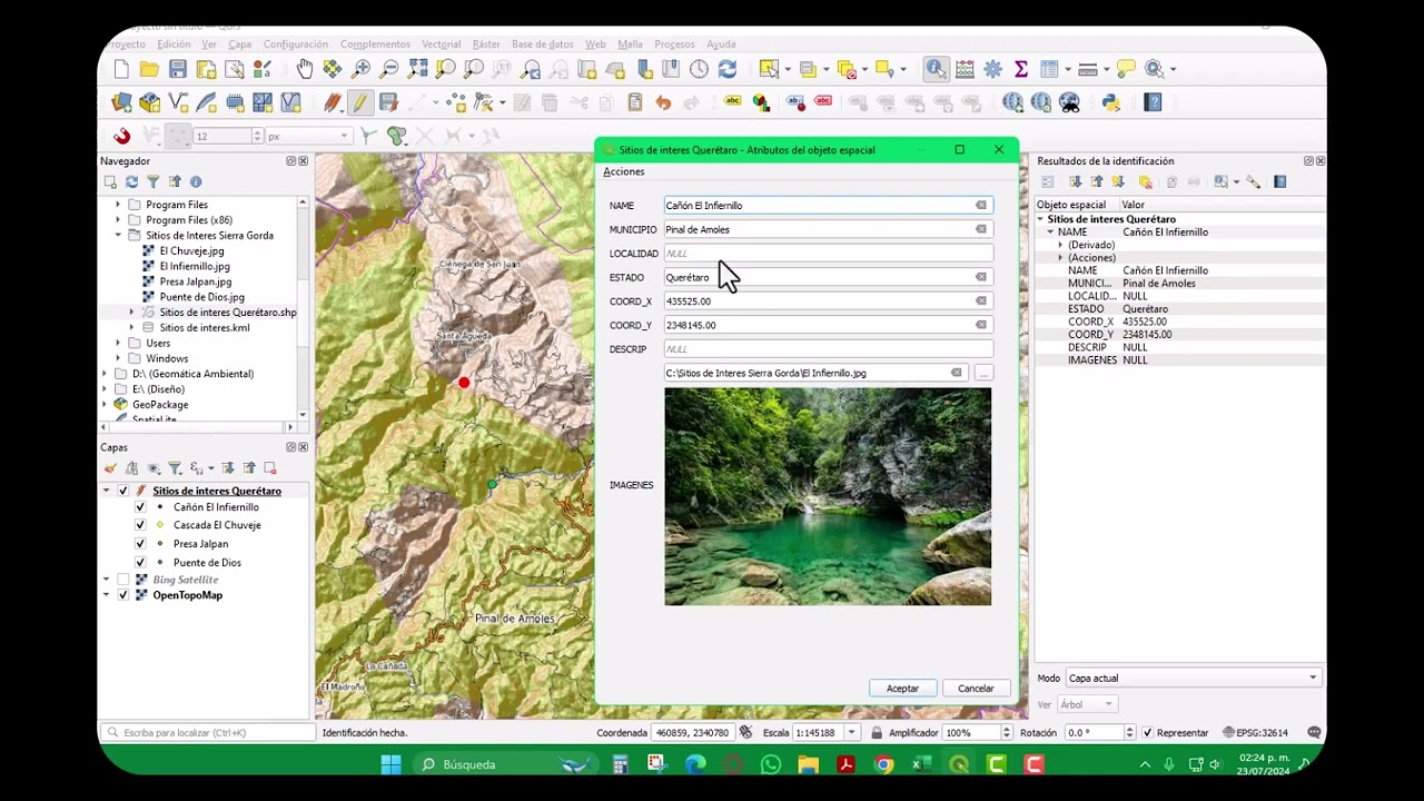 VINCULAR IMÁGENES A LA TABLA DE ATRIBUTOS QGIS 3.38