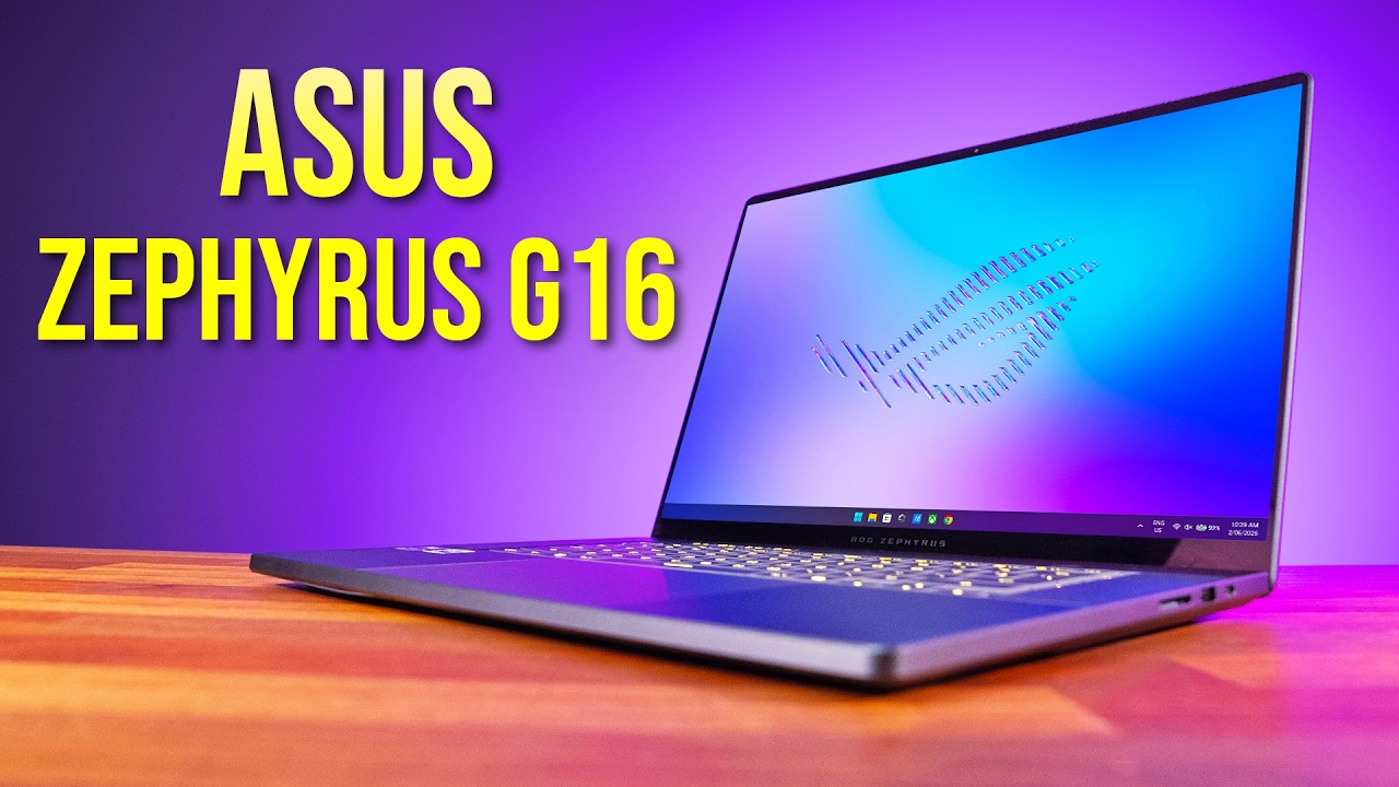 ASUS Zephyrus G16 (2026) &mdash; Лучший 16-дюймовый портативный игровой ноутбук стал еще лучше!