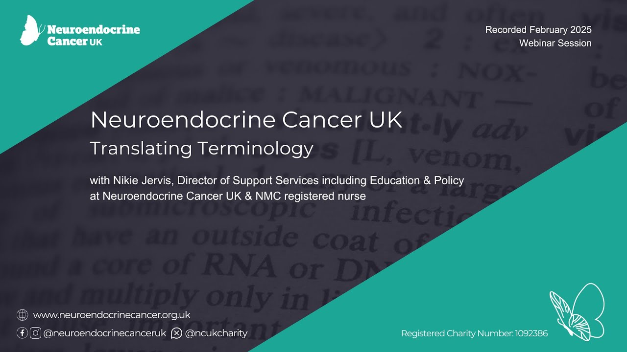 Translating Terminology within Neuroendocrine Cancer Care