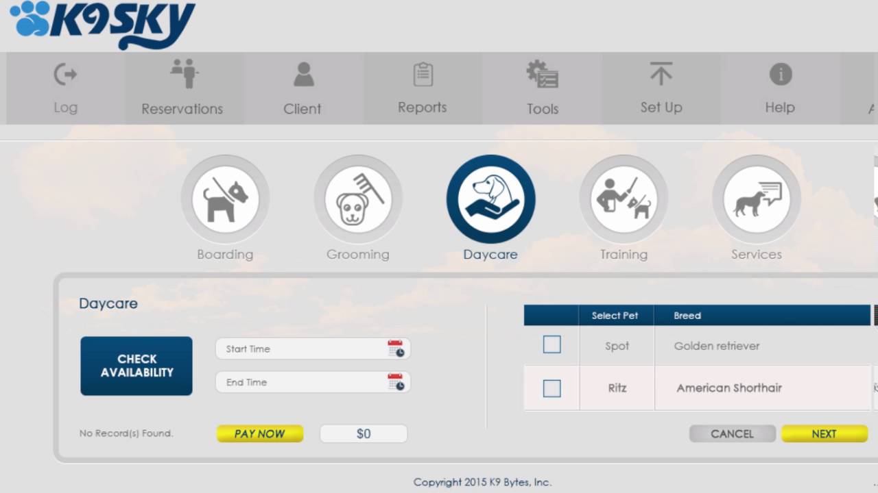 K9 Sky - Kennel Software | Pet Boarding & Daycare Software