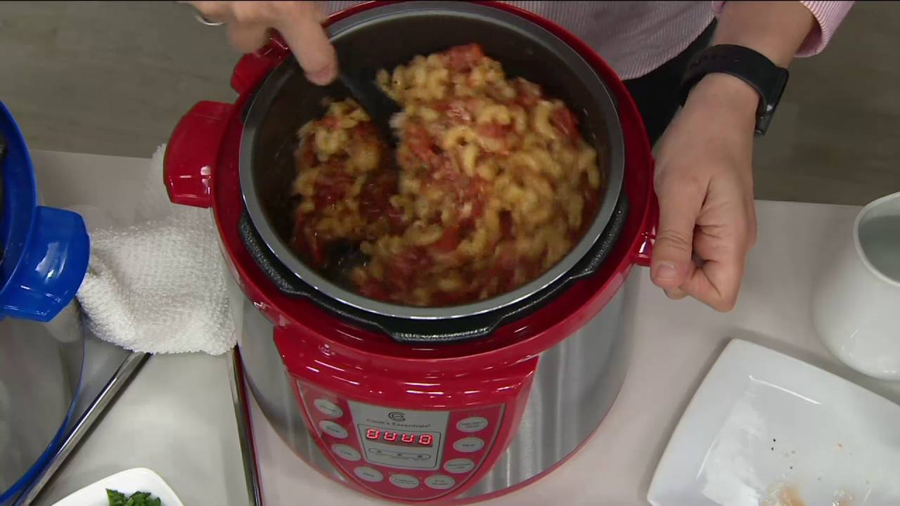 Cook's Essentials 4qt. SS Digital Pressure Cooker w/ Glass Lid on QVC