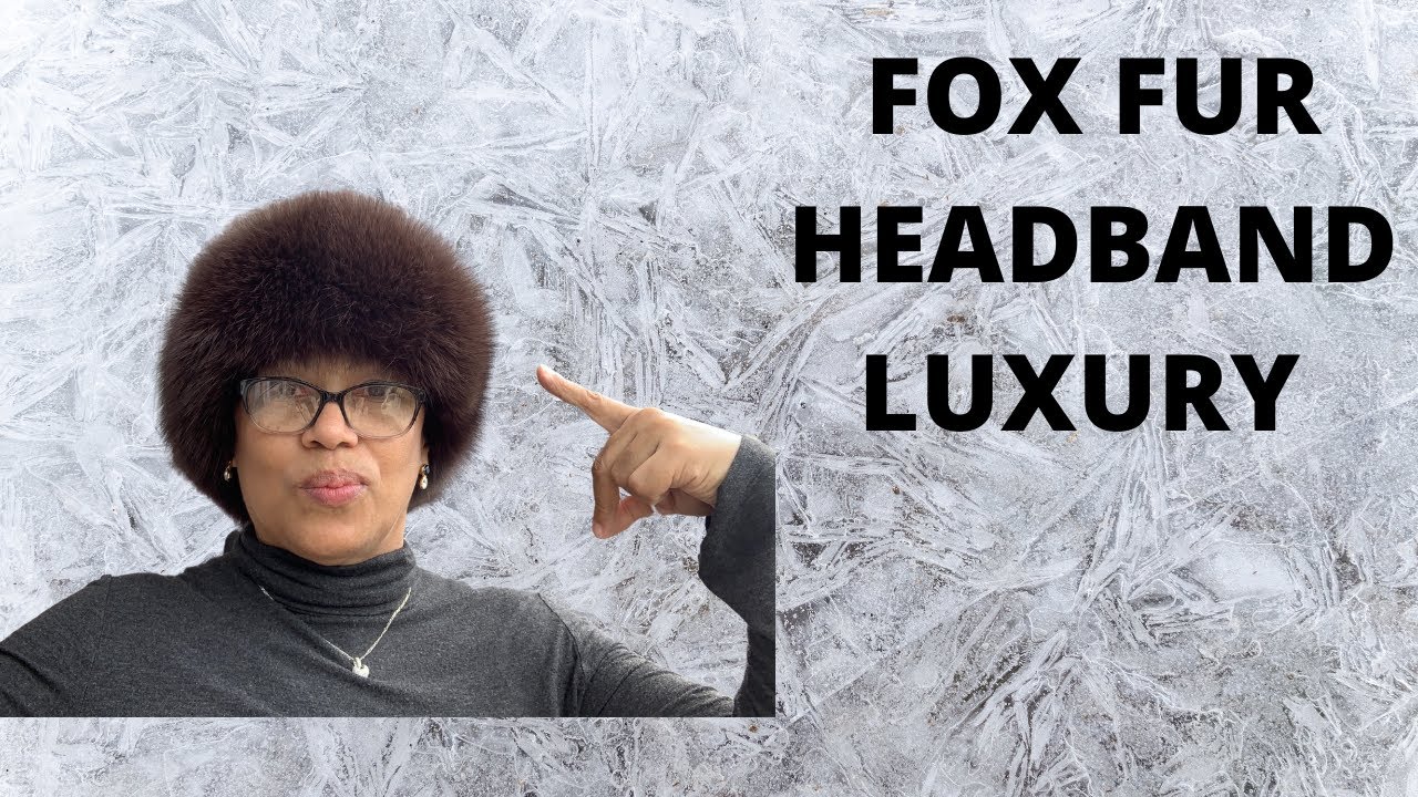 Fox Fur Headband Luxury