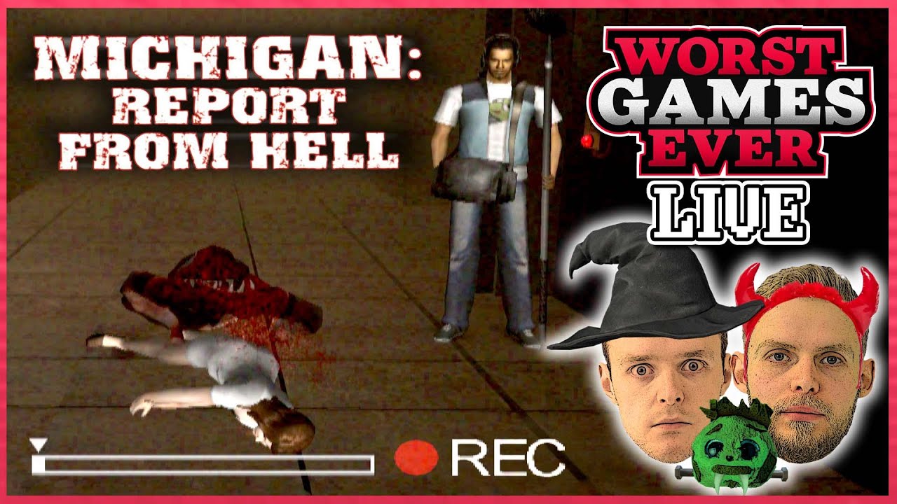 PANIC AT THE BRISCO - Michigan: Report From Hell - Worst Games Ever Classic | WorstGamesEver Live!