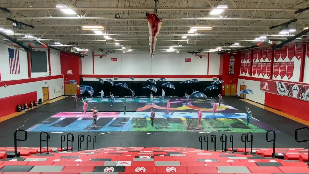 Milford High School Winter Guard 2021. 