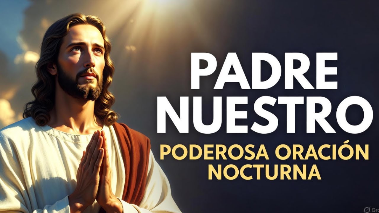 PADRE NUESTRO | Poderosa ORACIÓN DE LA NOCHE para DORMIR Y COMENZAR EL DÍA en PAZ con Dios