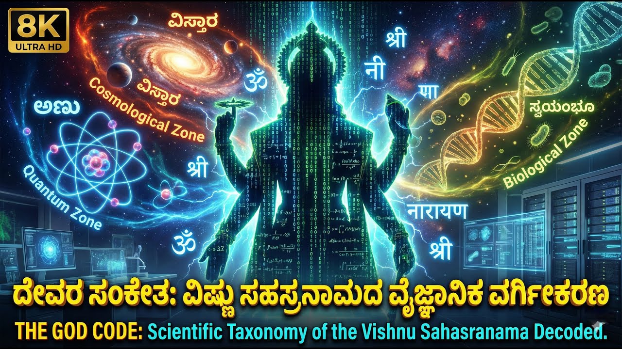 🌌 ದೈವ ಸಂಹಿತೆ  ವಿಷ್ಣು ಸಹಸ್ರನಾಮ 🔬 Vedic Science Decoded #kannadascience  #cosmology  #quantumphysics