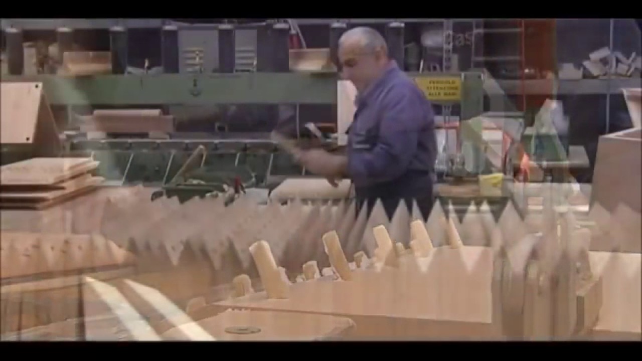 The making of  Gerrit Rietveld Zig Zag chair, by Cassina
