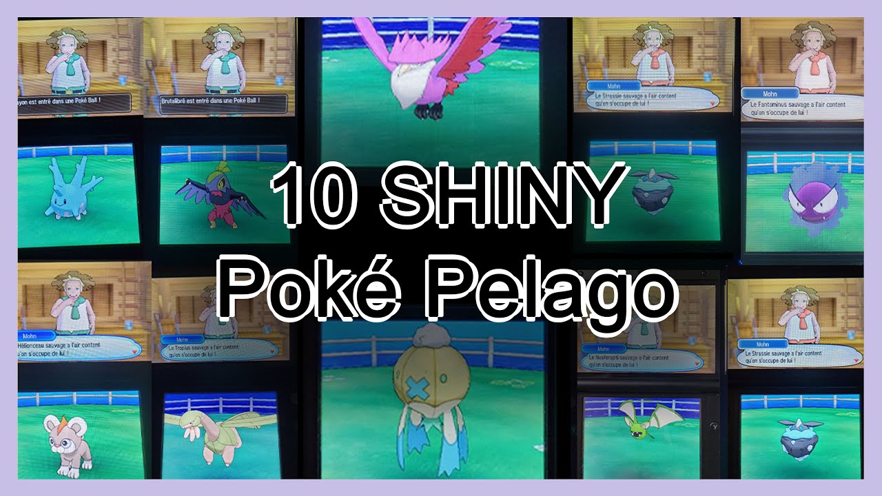 10 Shiny Compilation - My Poké Pelago Shiny Hunt