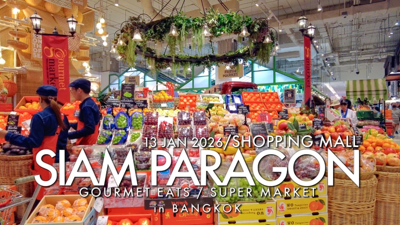 Siam Paragon Walk – Food, Shopping & Easy BTS Access in Bangkok / 13 JAN 2026